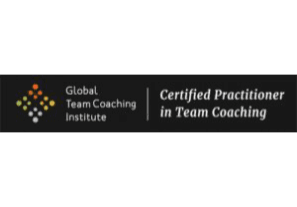 Logo of Global Team Coaching Institute with certification text.
