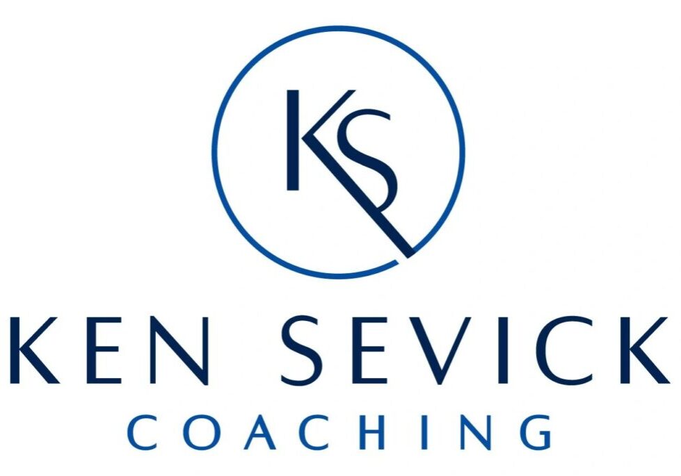 Ken Sevick Coaching logo in blue text.